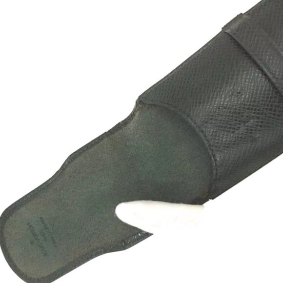 907151AM (G1) Louis Vuitton Pen Case Epicea Taiga Leather - Picture 5 of 9